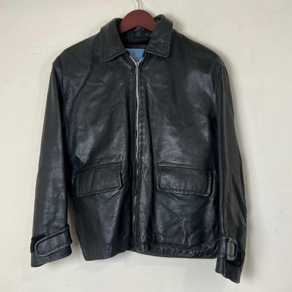 Kenneth Cole Genuine Leather Jacket Size L (P)